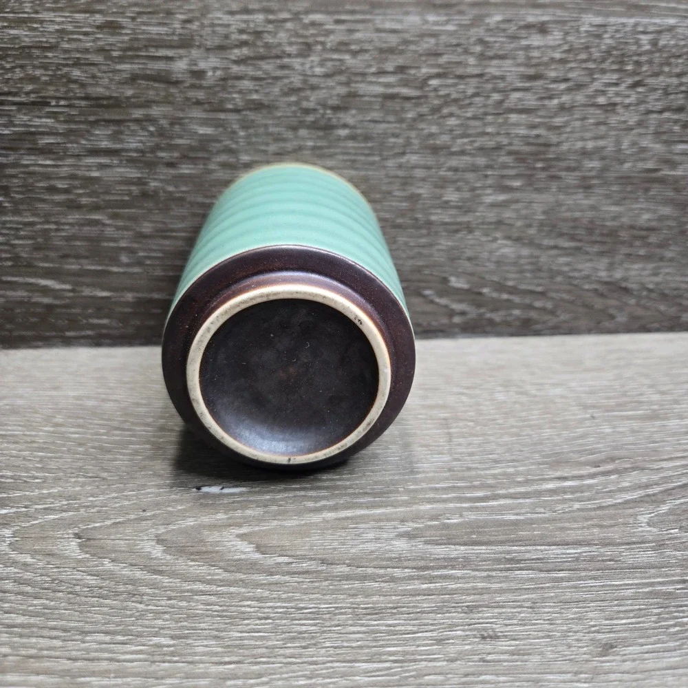 Green Glaze Ceramic Tea Cup 3.5